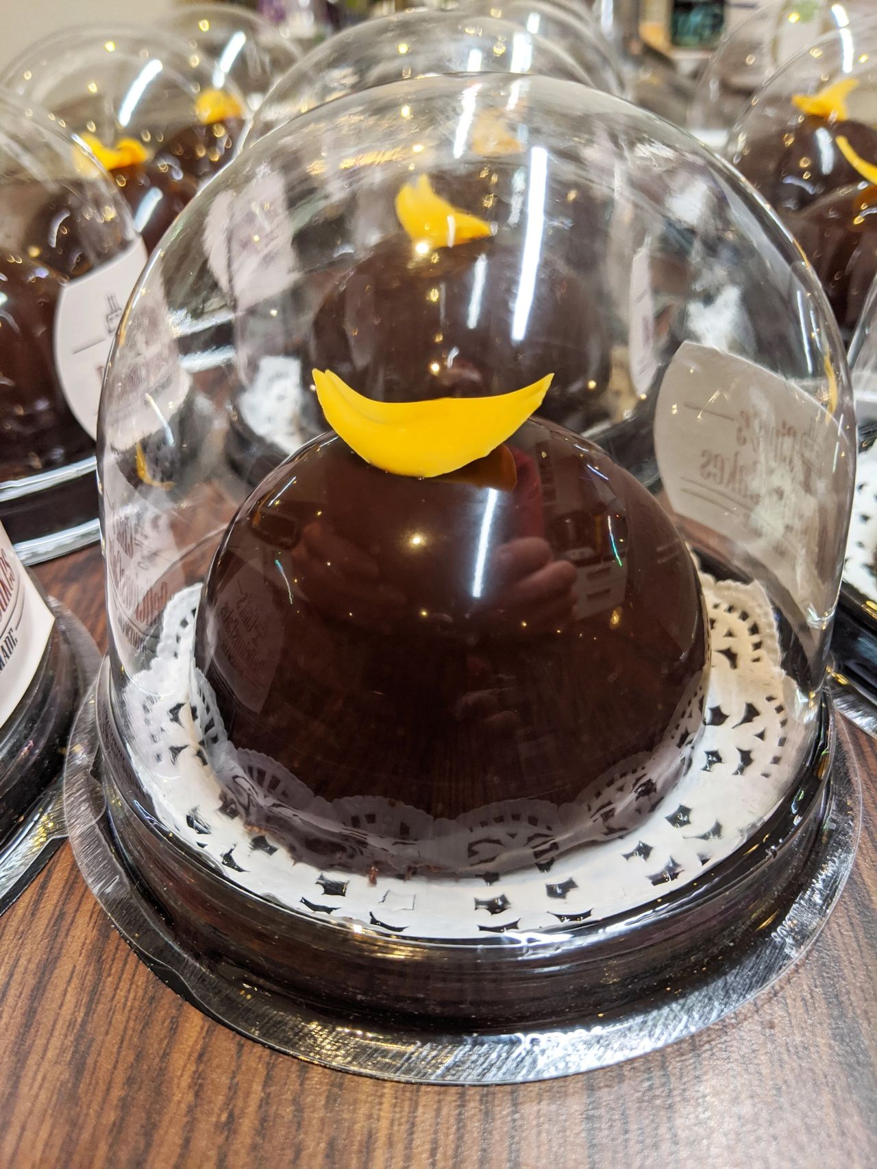 Chocolate-orange dome