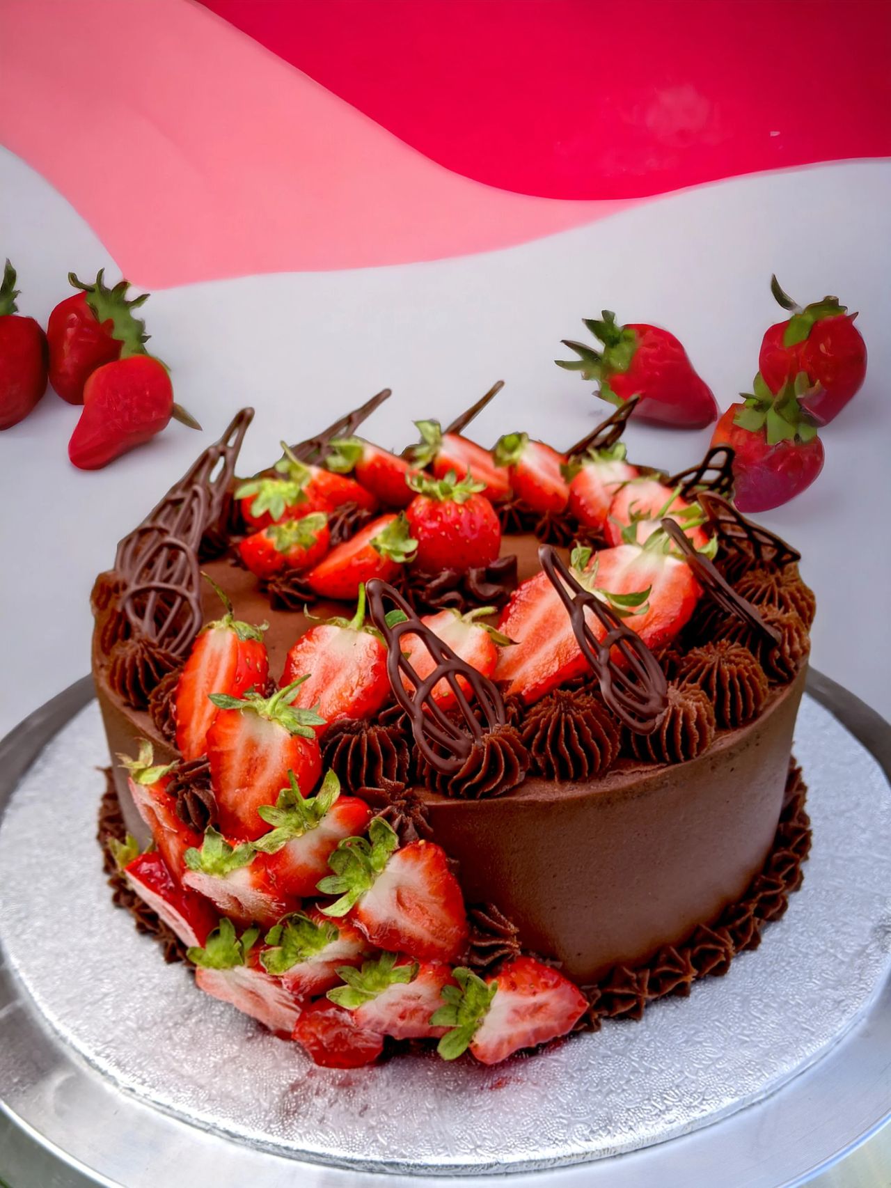 Chocolate fruit cake