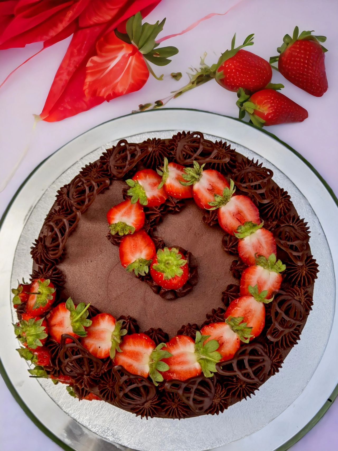 Chocolate fruit cake (2)