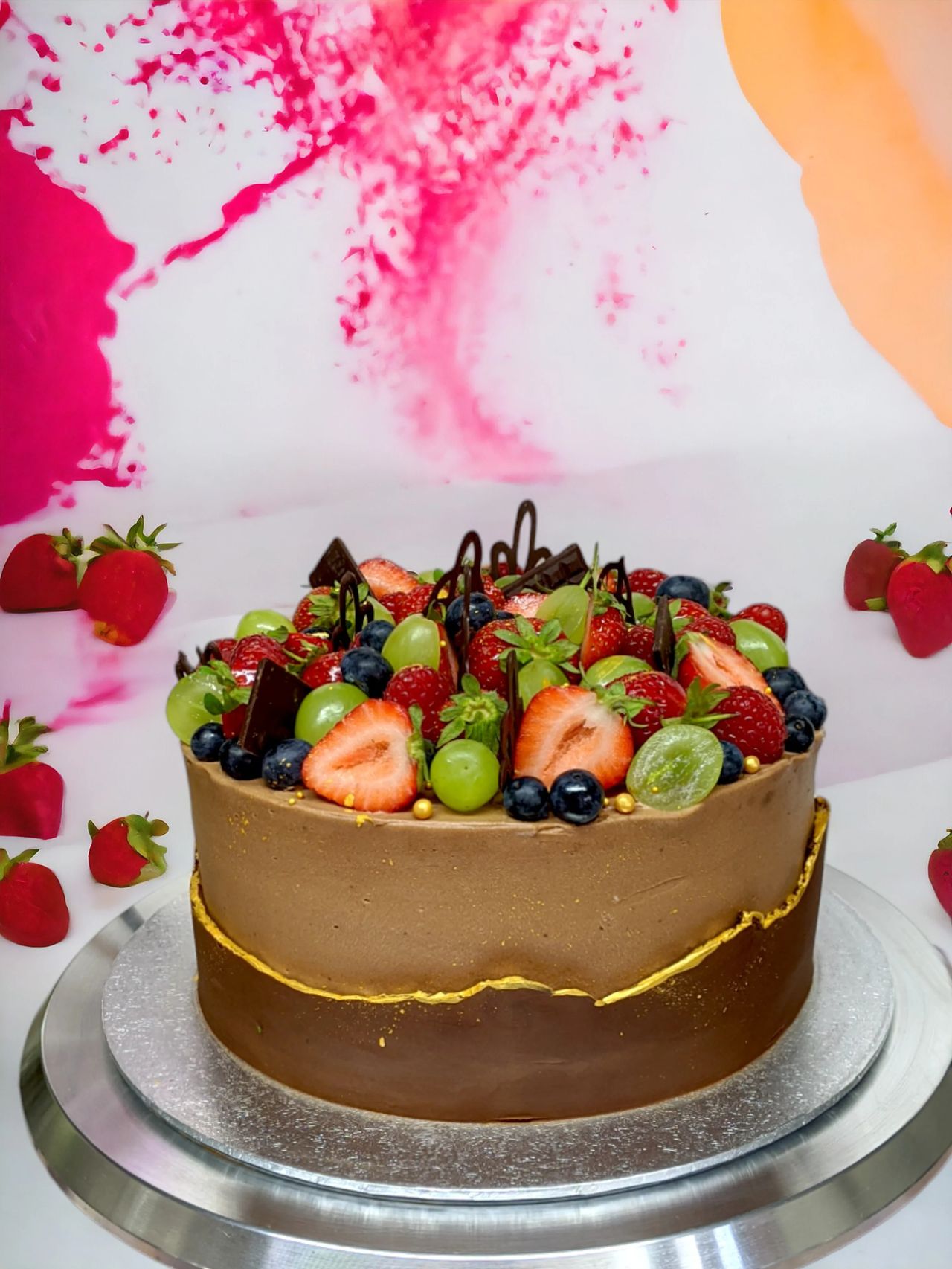 Chocolate fruit cake (4)