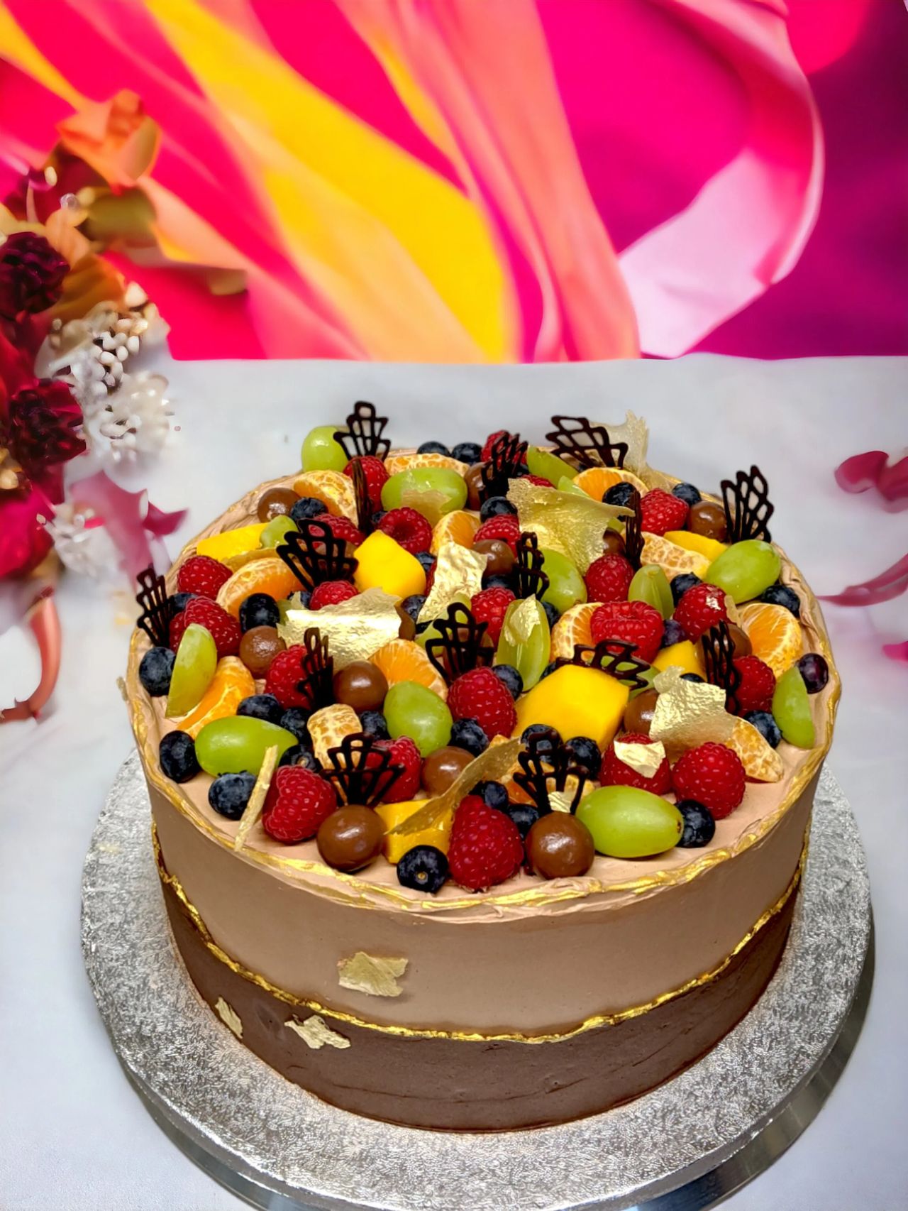Chocolate fruit cake (5)