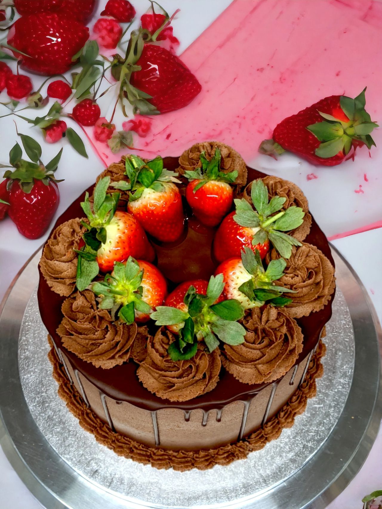 Chocolate fruit cake (7)