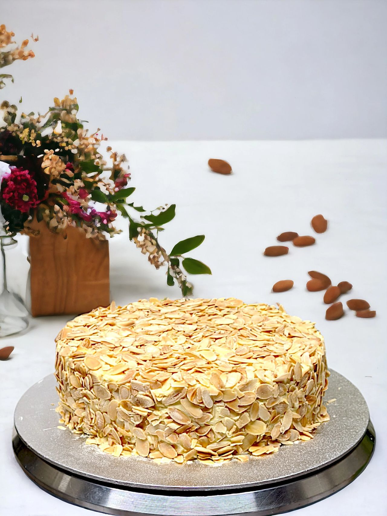 Swedish almond cake